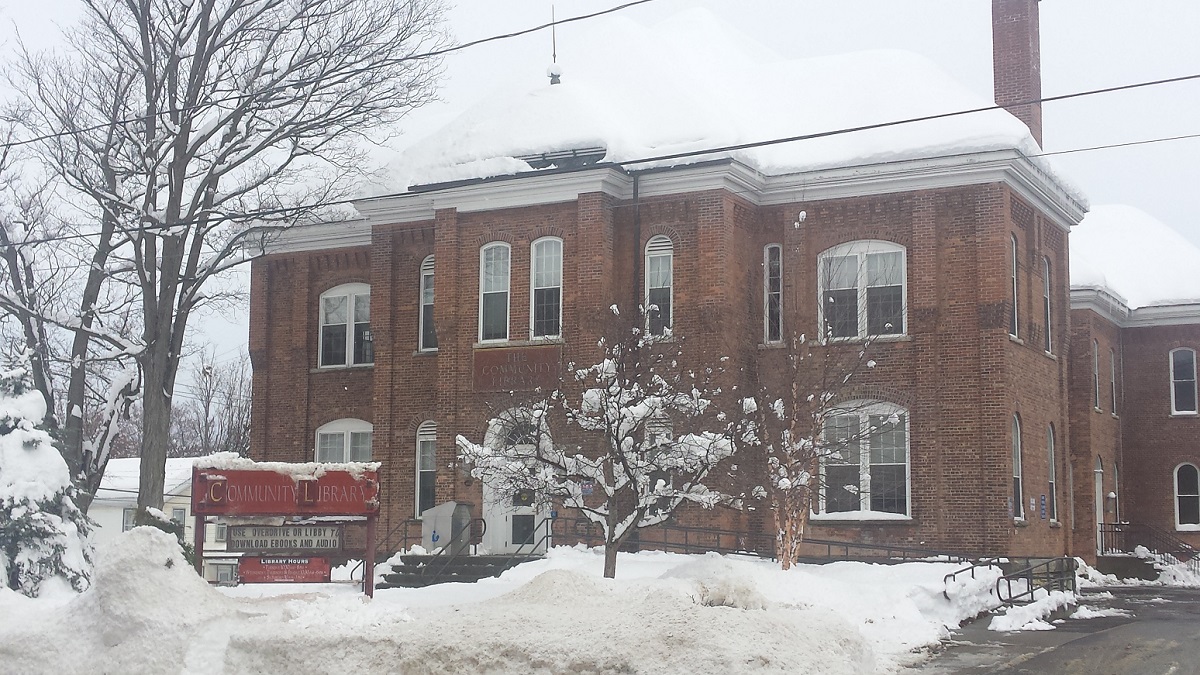 Winter at the Community Library