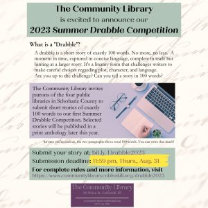 thumbnail image of poster for Summer Drabble Competition August 2023