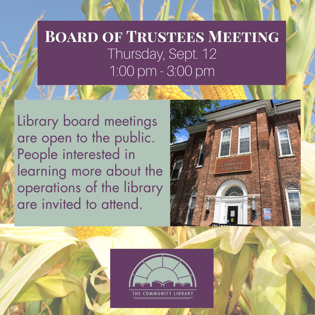 board meeting September 12 at 1 pm