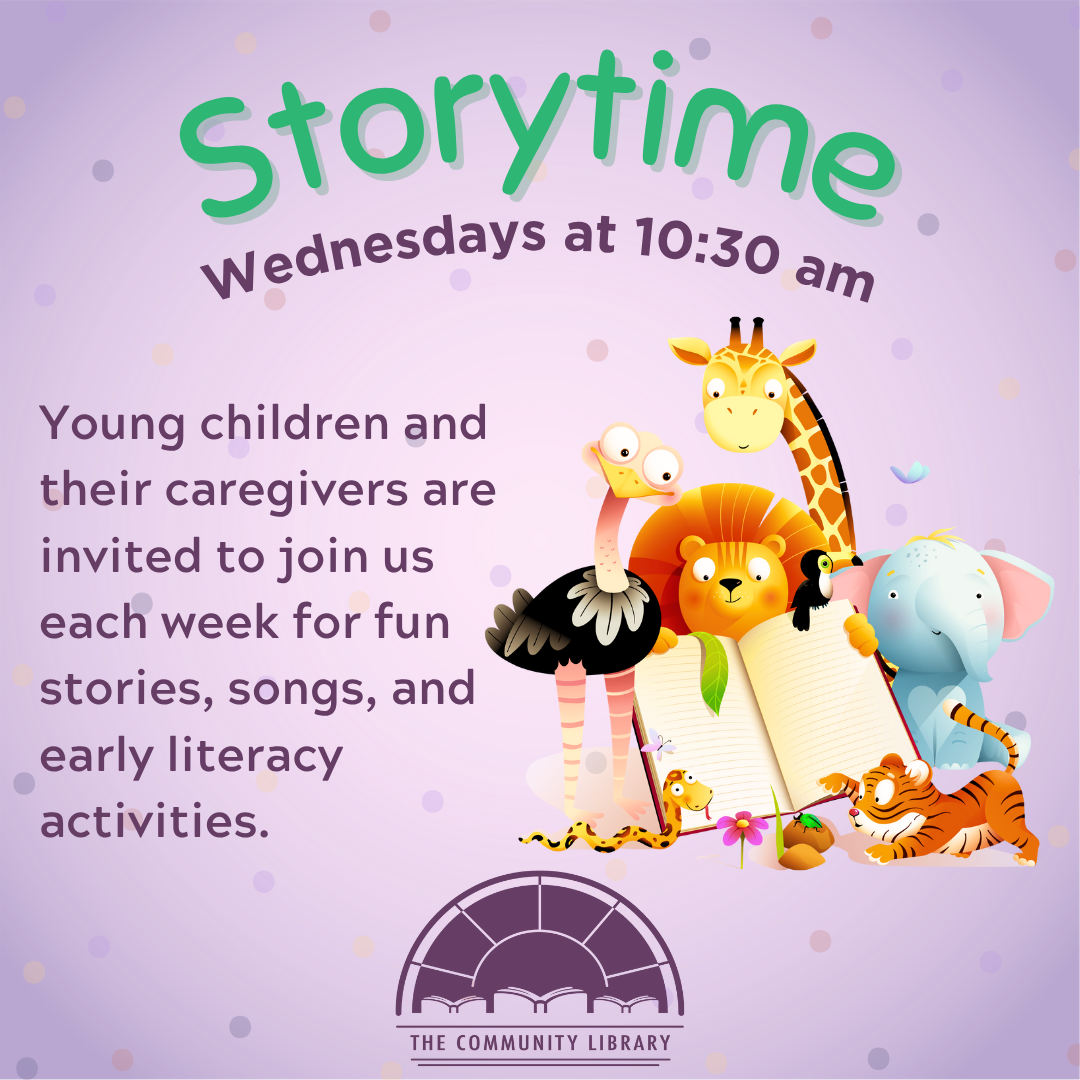 storytime every wednesday at ten thirty am