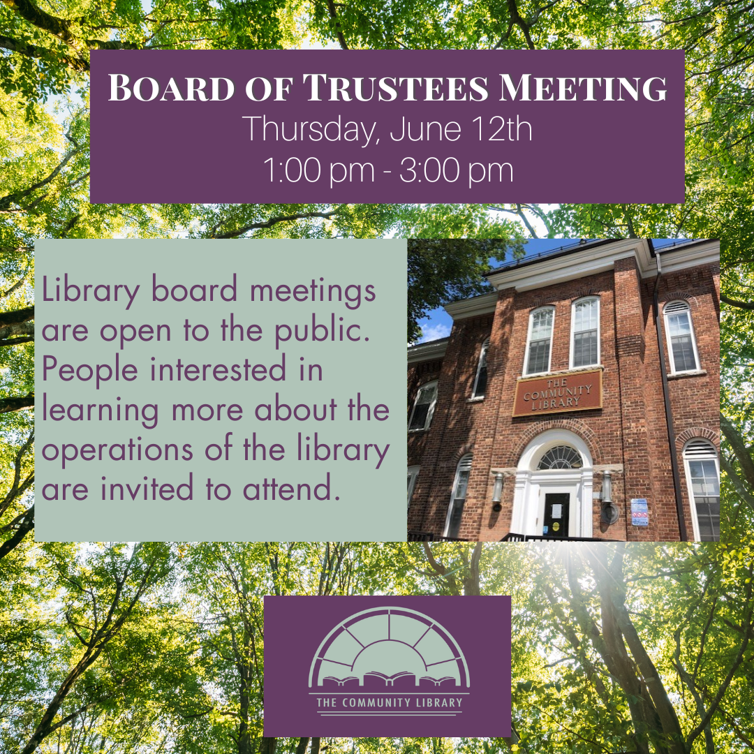 board of trustees meeting on thursday, june 12 at 1 pm