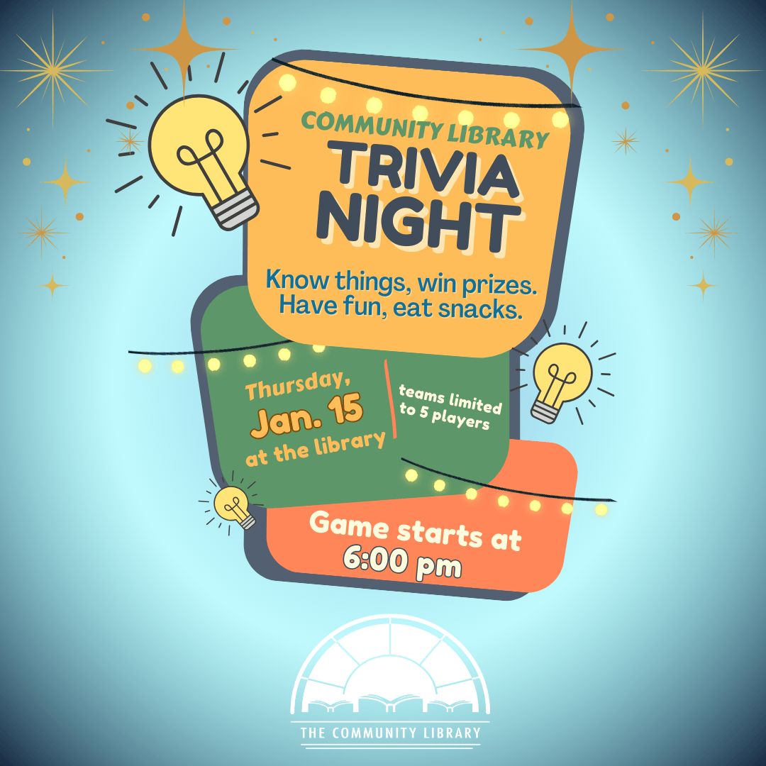 Trivia Night on Thursday, December 15 at 6 pm.